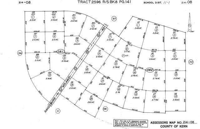 Detail Gallery Image 1 of 1 For 0 V St, California City,  CA 93523 - – Beds | – Baths