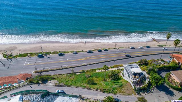 Unique opportunity to build a new view home in a beautiful location at Pacific Palisades. Magnificent lot, undistracted Ocean View, surrounded with multimillion dollar homes. Convenient pass to the sandy beach through the bridge over the PCH. This lot has lots of potentials to build your dream home.