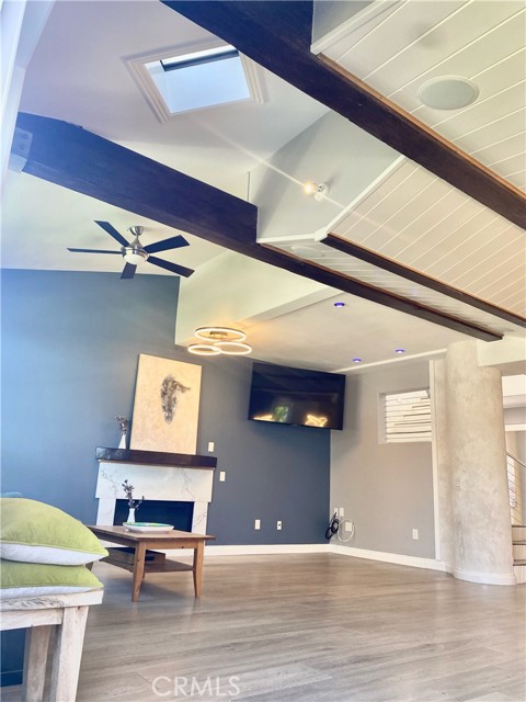 Custom beams and shiplap ceiling, incredible