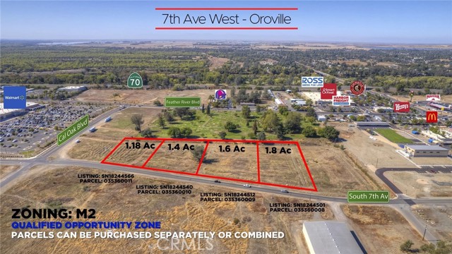 0 S 7th Avenue, Oroville, California 95965, ,Land,For Sale,0 S 7th Avenue,CRSN18244566