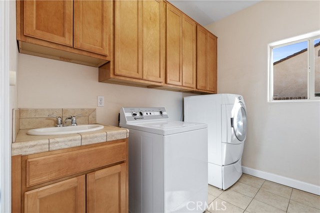 Separate laundry room