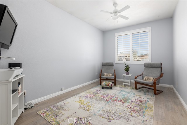 Secondary bedroom with walk-in closet.