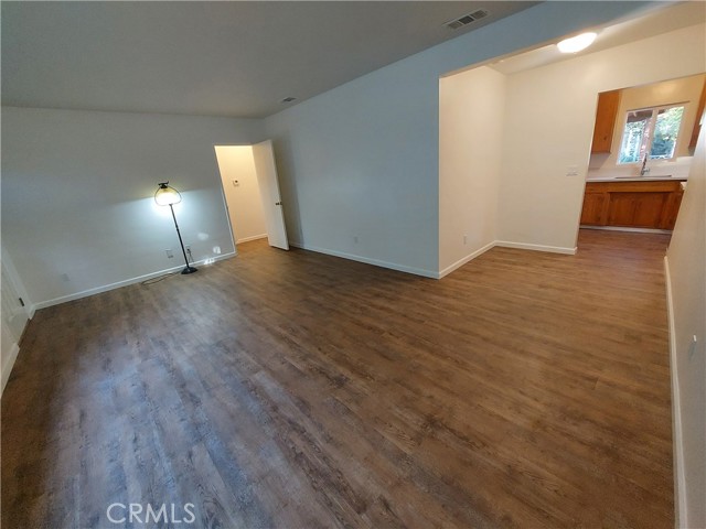 Living Rm View of entry and kitchen
