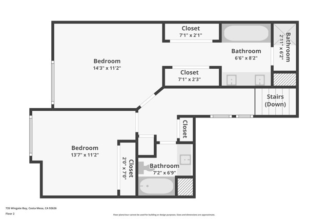 Detail Gallery Image 31 of 32 For 735 Wingate Bay #50,  Costa Mesa,  CA 92626 - 2 Beds | 2 Baths