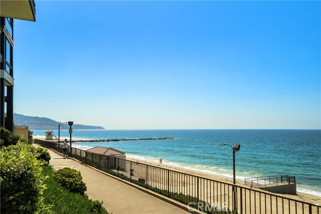 This walkway is accessed directly from the building & leads south towards the Palos Verdes Peninsula.