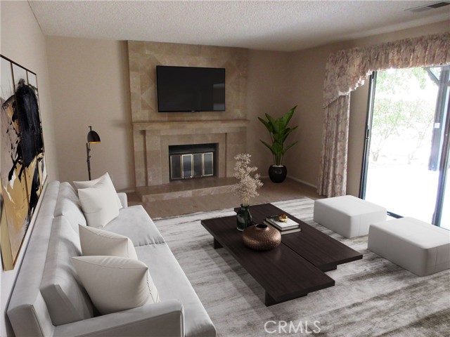 Family Room with Fireplace