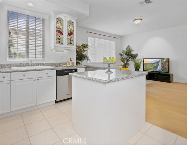 KITCHEN VIEW TO FAMILY ROOM