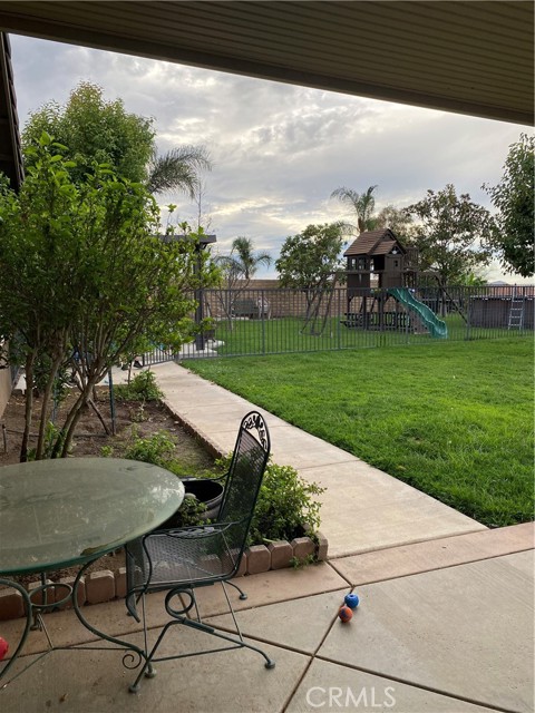 patio off house