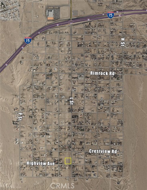 Detail Gallery Image 3 of 4 For 0 Highview Ave, Barstow,  CA 92311 - – Beds | – Baths