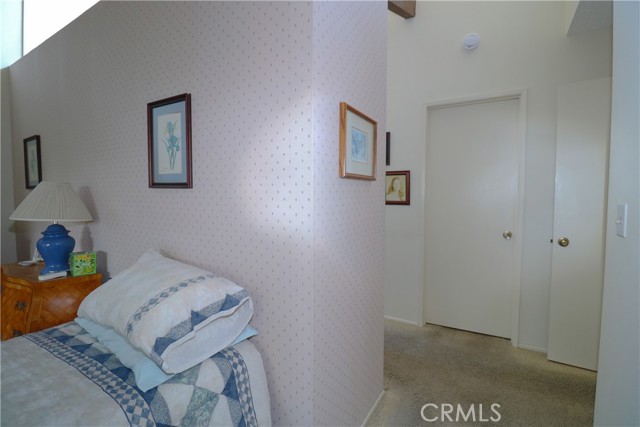 Master suite looking to bath and walk-in closet.