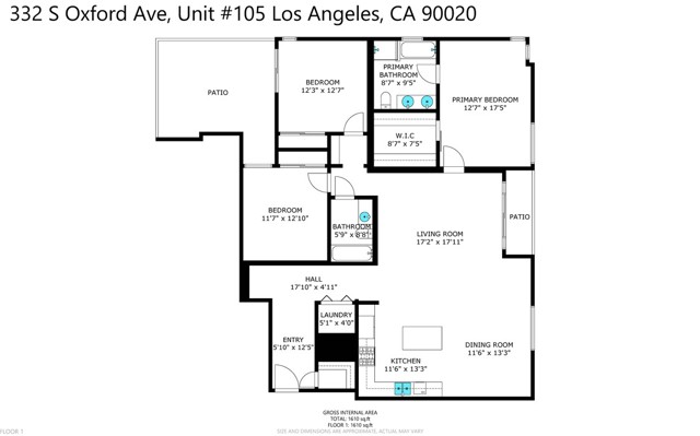 Detail Gallery Image 49 of 49 For 332 S Oxford Ave #105,  Los Angeles,  CA 90020 - 3 Beds | 2 Baths