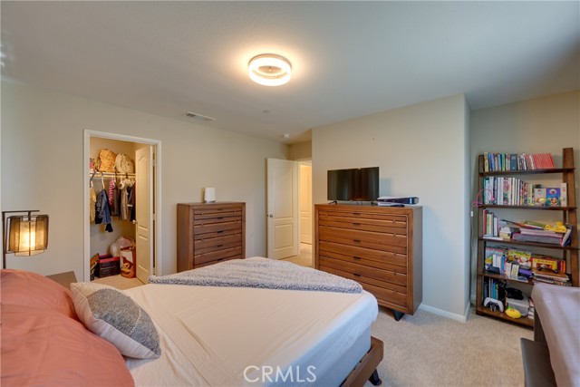 Upstairs Bedroom #3 with Walk-In Closet