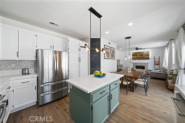 Kitchen with island