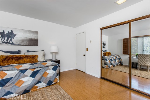 Secondary bedroom has large closets and ensuiet bathroom

