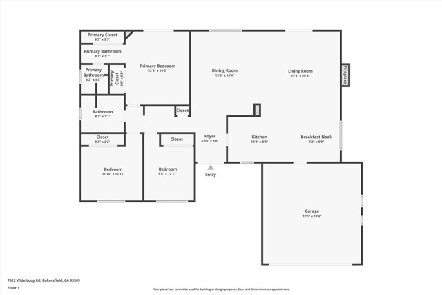 7612 Wide Loop Road, Bakersfield, California 93309, 3 Bedrooms Bedrooms, ,2 BathroomsBathrooms,Single Family Residence,For Sale,Wide Loop Road,OC25167948