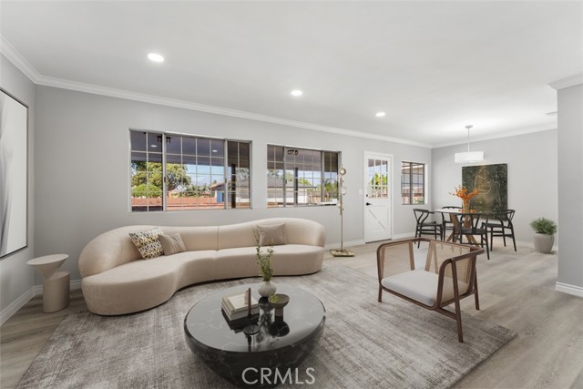 Living Room Virtually Staged