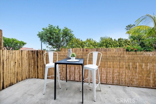 Large patio off kitchen/family room