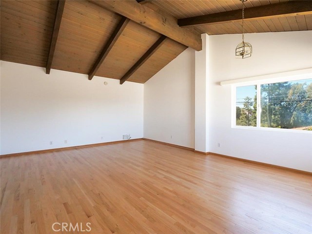 Spacious Family Room with Vaulted Ceiling