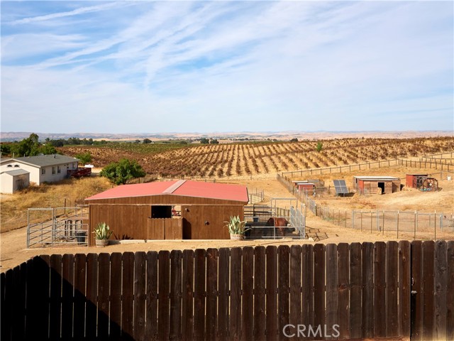Private fenced separate backyard from deck