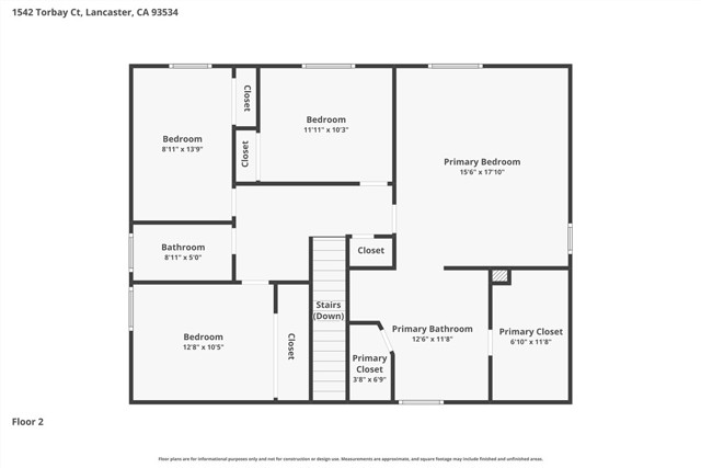 Detail Gallery Image 28 of 28 For 1542 Torbay Ct, Lancaster,  CA 93534 - 4 Beds | 2/1 Baths
