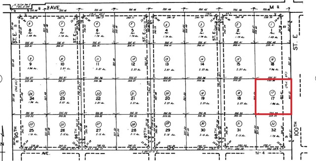 Detail Gallery Image 1 of 1 For 0 E 100th St E and Avenue M2, Palmdale,  CA 93591 - – Beds | – Baths