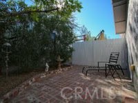 private patio off the office