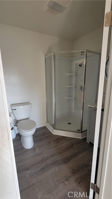 Upstairs shared bathroom with shower