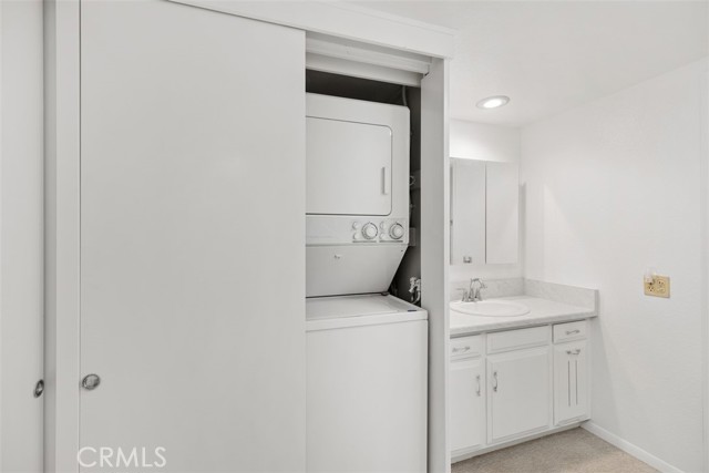 Laundry inside main bathroom