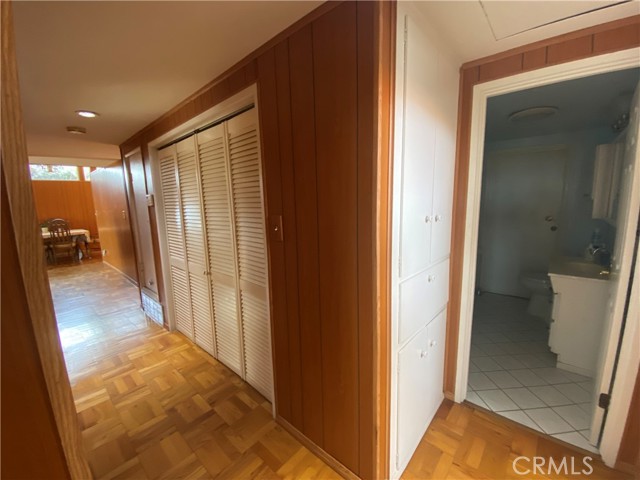 Indoor Laundry Area (wide space in Hallway behind folding doors)