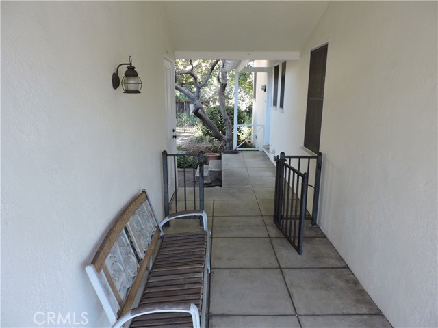 Breezeway between home and garage