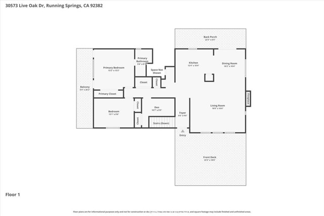 Detail Gallery Image 44 of 45 For 30573 Live Oak, Running Springs,  CA 92382 - 3 Beds | 2/1 Baths