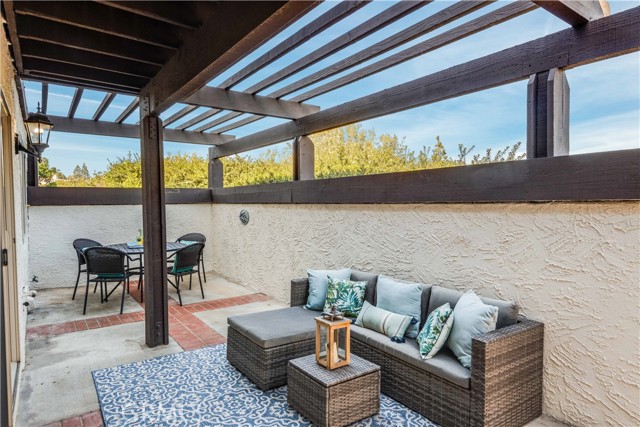 Patio off family room and kitchen Patio off family room and kitchen