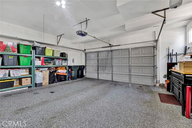 Xtra Large Garage with Epoxy Coated Floor