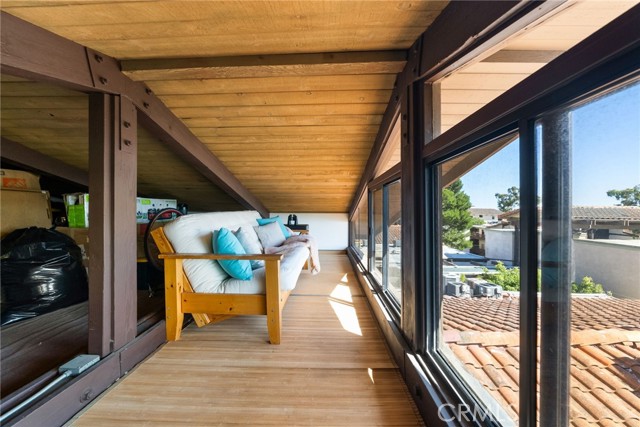 Loft area is a perfect place for storage or a secret hideaway!