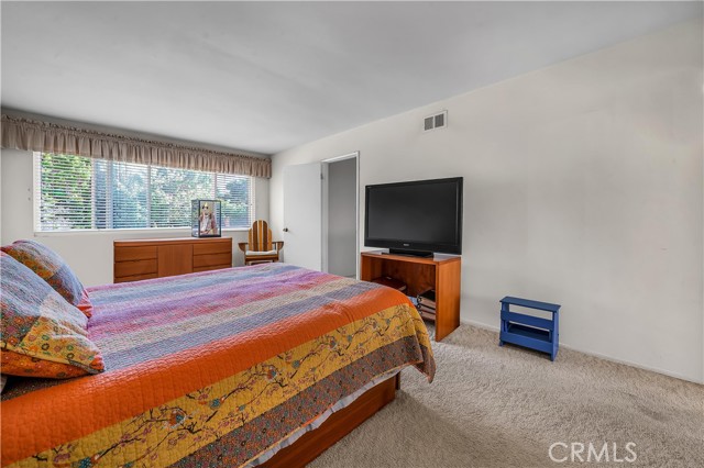 Another view of the Master bedroom.  The window overlooks the back yard