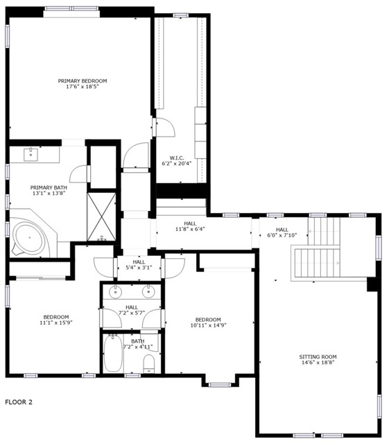 Second Level Floor Plan