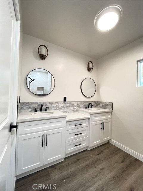 Master Bathroom. Double sinks.