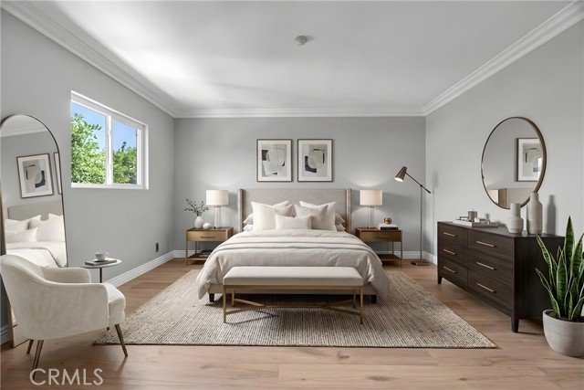 Second Suite with walk-in closet. Virtually staged. Second Suite with walk-in closet. Virtually staged.