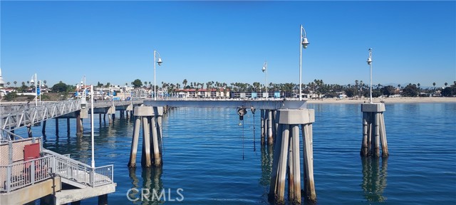 Located at the entrance to Belmont Pier on the Bike Path