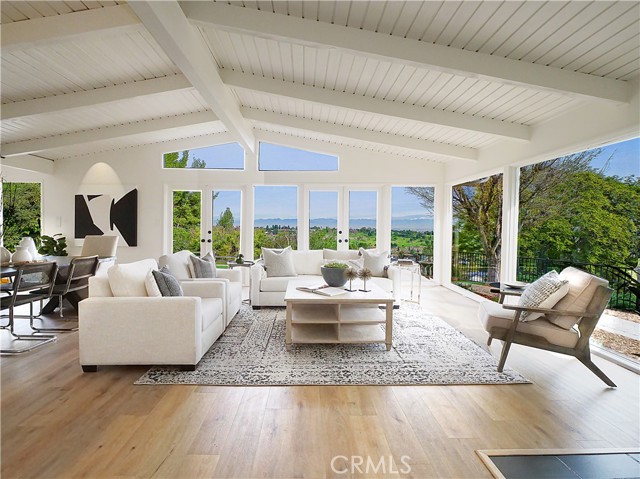 Living room - look at those windows!