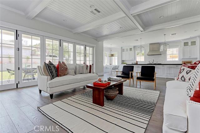 Another view of family room looking towards kitchen