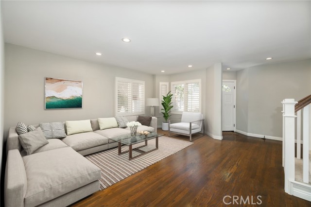 Front room virtually staged