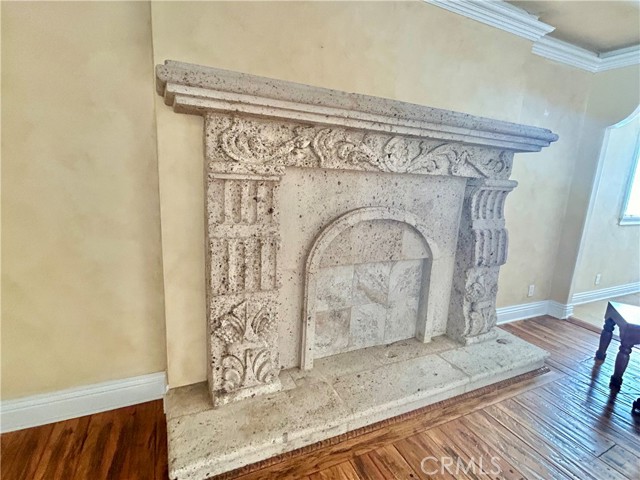 Decorative fireplace from Mexico