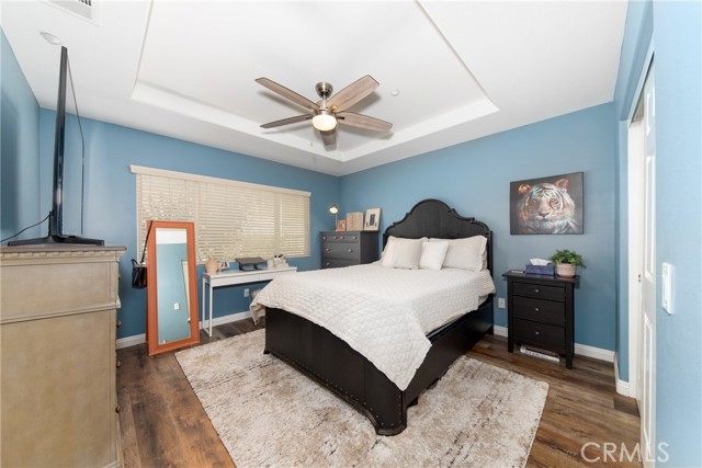 Master Bedroom with Raised Ceiling Design