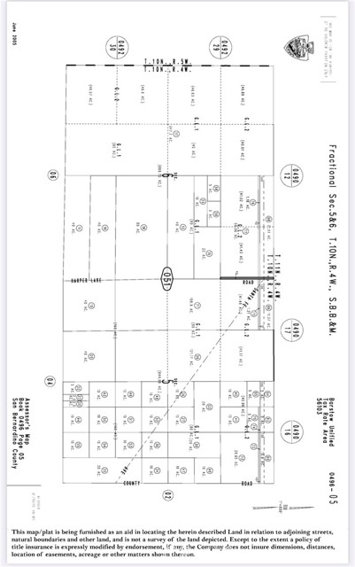 Detail Gallery Image 1 of 1 For 0 0496051300000 Vacant Lot Near Santa Fe Rd, Hinkley,  CA 92347 - – Beds | – Baths