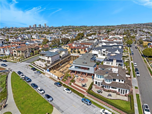 Looking down onto the property