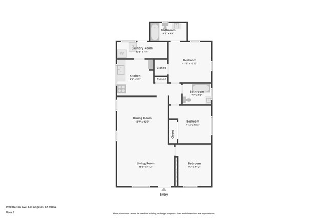 Detail Gallery Image 14 of 14 For 3970 Dalton Ave, Los Angeles,  CA 90062 - 2 Beds | 2 Baths
