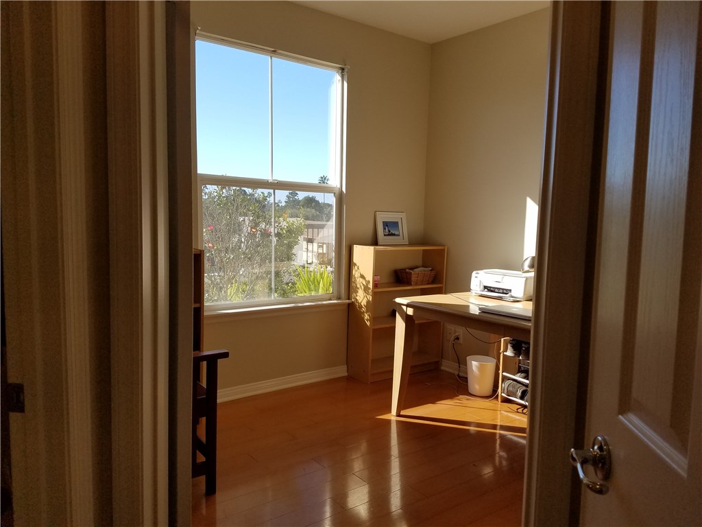 Downstairs bedroom with view of the PV hills