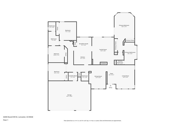 Detail Gallery Image 48 of 48 For 42255 Round Hill Dr, Lancaster,  CA 93536 - 4 Beds | 2/1 Baths