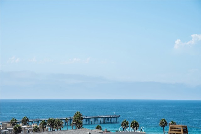 View from balcony of Hermosa Beach Pier